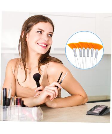 Baluue 12 Pcs Beauty Mask Brush Makeup Brushes Mask Applicator Brushes for Facials Fan Artificial Fiber 15x4cmx2pcs Yellowx2pcs - Buy Online on SooperMarket.com