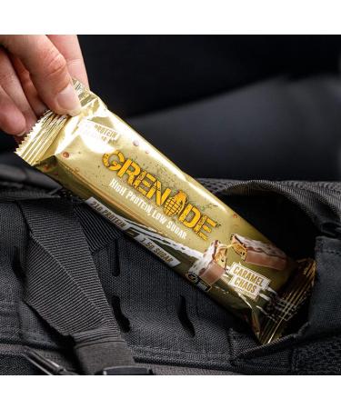 Grenade Carb Killa Protein Bar 12-Pack - Caramel Chaos Flavor | High Protein, Low Carb Snack - Buy Online on SooperMarket.com
