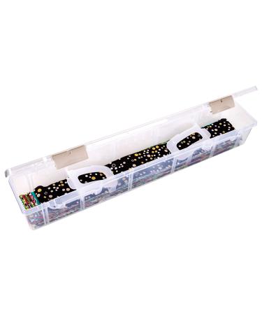 ArtBin 6999AB Fabric Strip Case - Crafts Quiliting & Sewing Organizer 1 Plastic Storage Case Translucent