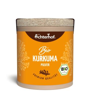 Turmeric powder bio 50g |Finely ground turmeric root |Organic quality |Ideal for preparing a golden milkfrom the Achterhof 50 g (1 Pack)