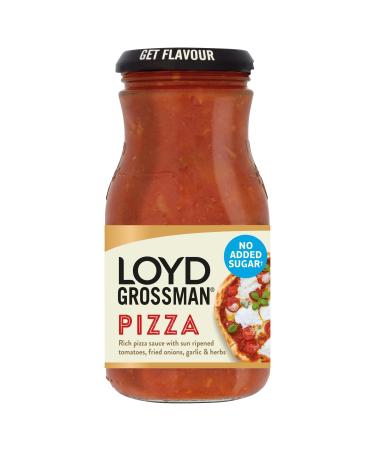 Loyd Grossman Rich Tomato Basil and Oregano Pizza Topping Sauce 350 g Jar (Pack of 1) Tomato Basil & Oregano Pizza Topping Sauce 350g Jar