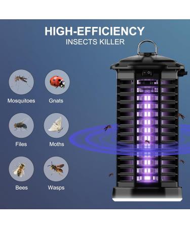 Electric Bug Zapper with LED Light LUUGUYI 4200V Mosquito Zapper Killer Electric Insect Fly Zapper Mosquito Trap No Odor & Chemicals Mosquito Lamp Bulb for Indoor & Outdoor - Buy Online on SooperMarket.com