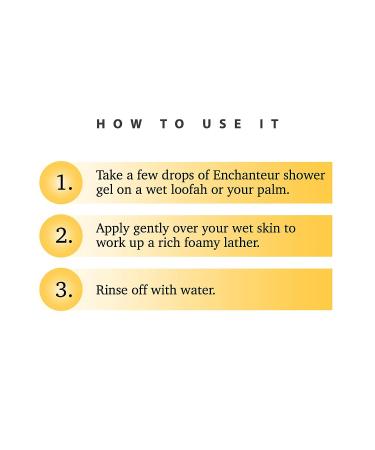 Enchanteur Charming Perfumed Shower Gel 550ml - Ready2White - Buy Online on SooperMarket.com