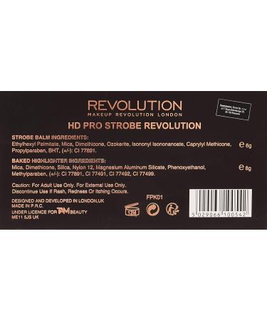Makeup Revolution HD Pro Strobe Palette - Illuminate Your Beauty with Strobing Highlights - International Shipping Available - Buy Online on SooperMarket.com