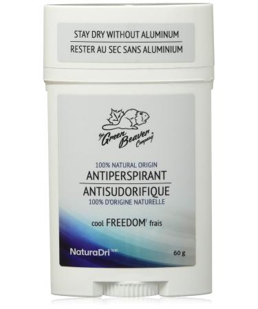 Green Beaver All Natural Body Deodorant Paraben & Aluminum-Free For Normal & Sensitive Skin Freedom 1-pack Freedom (1 Pack)