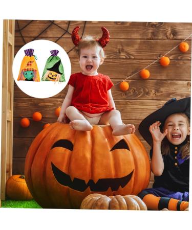Anneome Present Bag 2pcs Candy Children Present Pouch Bag Lovely Halloween Candy Pouch - Buy Online on SooperMarket.com