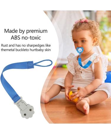 Jomewory Pacifier Holder | Durable & Soft Paci Clips | Ideal Infant Birthday Gift for Girls | Washable & Easy to Use - Buy Online on SooperMarket.com