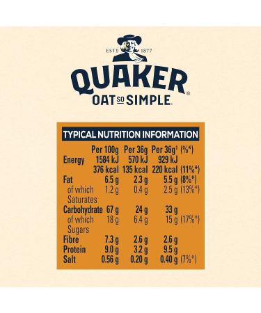 Quaker Oats So simple Golden Syrup Sachets (6 x 36g) - 2 Pack | 100% Wholegrain Golden Syrup Flavour Ready In 2 Mins Helps Lower Cholesterol. - Buy Online on SooperMarket.com