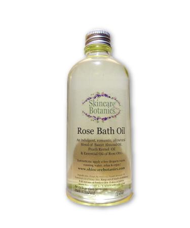 Aromatherapy all natural rose bathing oil