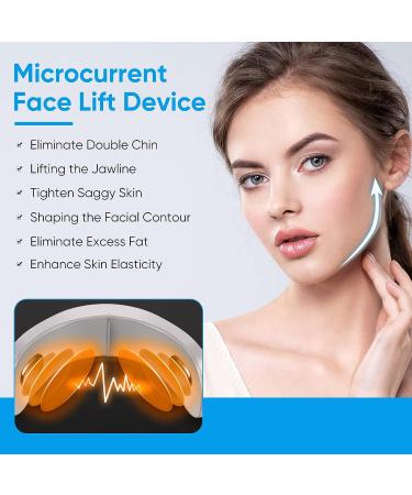 Electric Double Chin Reducer Machine | 4 Modes for Face Lift & Firming | Eliminate Saggy Skin and Double Chin - White - Buy Online on SooperMarket.com