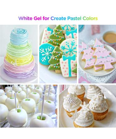 Cherrysea 12 Color Gel Food Coloring Set - Vibrant Tasteless Edible Dye for Cake Decorating & Baking - 0.7 Ounce Bottles (Pack of 12) - Buy Online on SooperMarket.com