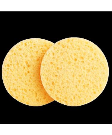 bephible Brightening Face Pads Turmeric Cleanser 30pcs Kojic Acid Sponge Kit for Gentle Pore Cleansing Exfoliation Makeup Removal Reusable Round Absorbent 30PCS - Buy Online on SooperMarket.com