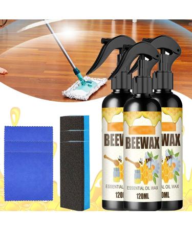 120ml Natural Micro-Molecularized Beeswax Spray Beeswax Spray Cleaner Beeswax Spray Furniture Polish and Cleaner Furnic Polish Spray for Furnic Care (3PCs)