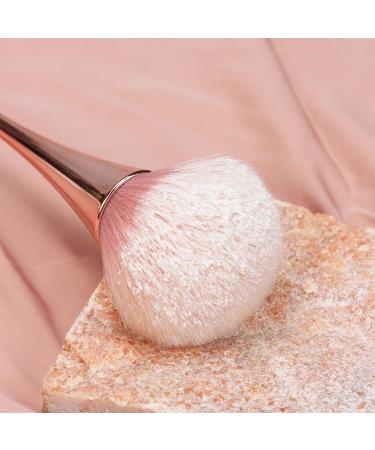 Teksome Blush Brush for Cheeks | Large Standing Blush Makeup Brush - Powder Foundation & Face Makeup Cosmetic Brushes Brush for Flawlessly Contouring & Defining Standing four-leaf clover makeup brush gold + PVC - Buy Online on SooperMarket.com