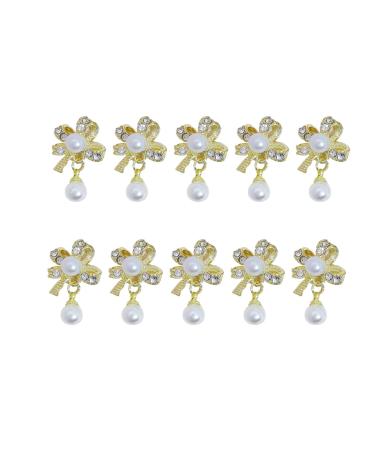 Worparsen Nail Jewelry Pendant Style Nail Art Decor DIY Manicures Gadget High Durability for Salon 1 Bag A