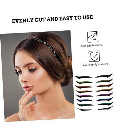 Hemoton 72 Pairs Glitter Eyeliner Glitter Stickers Double Eyelid Tapes Eyeliner Transfer Miss Tool Flash - Buy Online on SooperMarket.com