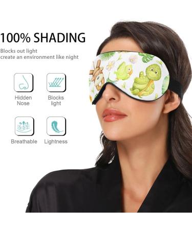 Haskirky Light Blocking Eye Mask - Adjustable for Men and Women - Ideal for Travel, Yoga, Meditation - Deep Sleep Goodies - Buy Online on SooperMarket.com