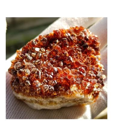 1pc Natural Raw Citrine Quartz Geode Yellow Crystal Cluster Crystals Rough Specimen Stone Crafts Home Decor Great Choice for Home Decoration kaixun (Size : 190-240g)