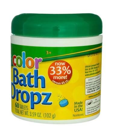 Crayola Color Bath Dropz 3.59 oz - 240 Tablets (4 Pack) | Vibrant and Fun Bath Time Coloring Tablets - Buy Online on SooperMarket.com