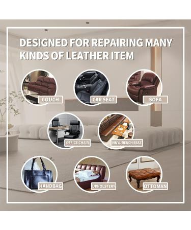 ALLANSING Leather Repair Tape Patch - Self Adhesive Vinyl Repair Tape for Furniture Couch Upholstery - Black 3.5x65 Inch - Buy Online on SooperMarket.com