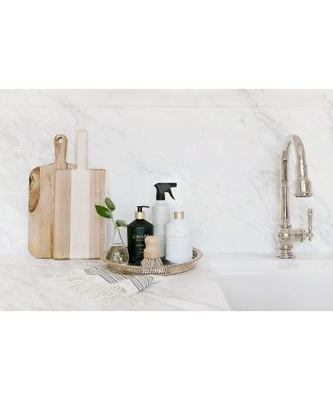 L'AVANT Collective Fresh Linen Hand Soap - Luxurious Ingredients in Reusable Glass Bottle (16 Fl Oz) - Buy Online on SooperMarket.com