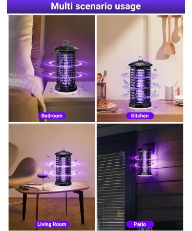 Meoligram 2-in-1 Insect Destroyer - UV Mosquito Trap & LED Fly Catcher for Indoor/Outdoor Use - Buy Online on SooperMarket.com