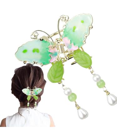 Butterflies Tassel Hair Clip | 3D Butterflies Clips | Hair Fashion Accessories Elegant Tassel Butterflies Hairpins Alloy Barrettes Tassel Butterflies -Shaped Hair Clip for Ladies Girls - Buy Online on SooperMarket.com