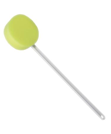 Rehabilitation Advantage Long Handle Sponge, Yellow Sponge/White Handle Without Scrubber