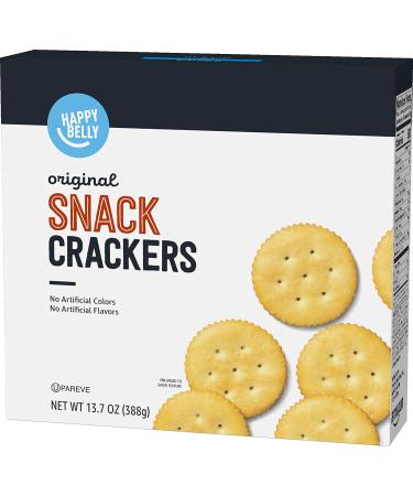 Happy Belly Original Snack Crackers 13.7 oz - Delicious Snack Crackers from Amazon Brand - Buy Online on SooperMarket.com