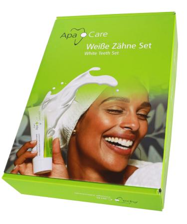 Apacare White teeth set toothpaste/ repair (repair/ lightening paste)/ polish (dental polishing paste) |Tooth rail |Everything for white teeth