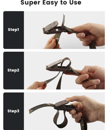 WNXLOAD 4-Pack Trail Camera Straps - 200cm Nylon Fiber Hunting Accessories for Game & Deer Cameras - Buy Online on SooperMarket.com