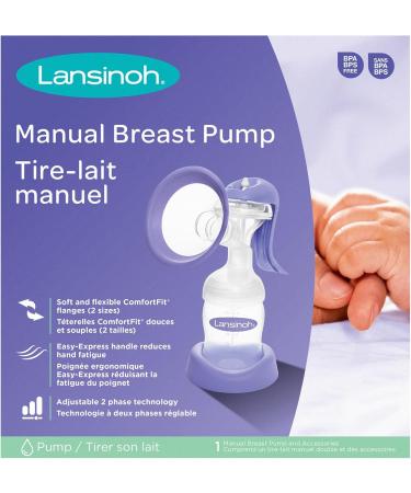 Lansinoh Manual Breast Pump Hand Pump for Breastfeeding - Buy Online on SooperMarket.com