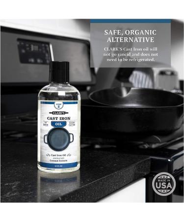 Refined Coconut Cast Iron Seasoning Oil - Vegan, Plant Based for Non-Stick Cookware - Buy Online on SooperMarket.com