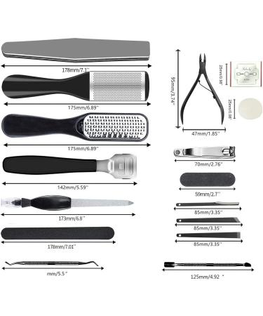 36 in 1 Professional Pedicure Kit - Foot Rasp & Dead Skin Remover for Home & Salon Care - Buy Online on SooperMarket.com