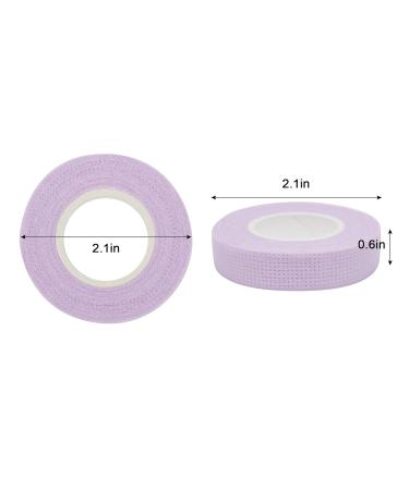 Buy 6 Rolls Eyelashes Tape - Breathable Adhesive Fabric for Eyelash Extensions | Purple Under Eye Individual Lash Tool - International Shipping Available - Buy Online on SooperMarket.com