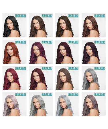Leganza Aubergine Coloring Conditioner - Ammonia and Paraben Free with 7 Natural Oils - Buy Online on SooperMarket.com