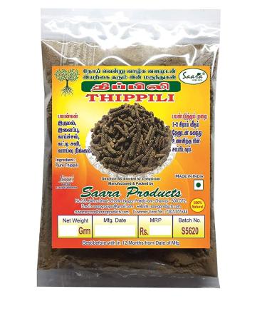 AOZA SAARA : Thippili Powder l Long Pepper Powder 50g (Pack 1 X 50g)
