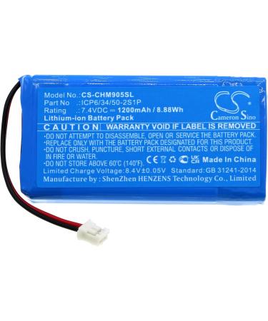 PRUVA Battery for Chord MOJO Headphone Amplifier - 1200mAh Compatible Replacement (P/N: ICP6/34/50-2S1P) | International Shipping Available - Buy Online on SooperMarket.com