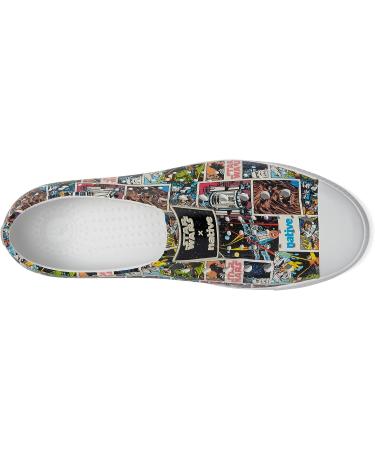 Native Shoes Jefferson Star Wars Print Sneakers - Women's 10/Men's 8 - Shell White/Comic Multi Print - Buy Online on SooperMarket.com