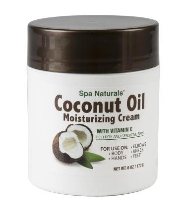 Spa Naturals Coconut Oil Moisturizing Cream - Hydrating Skincare Essential - Buy Online on SooperMarket.com