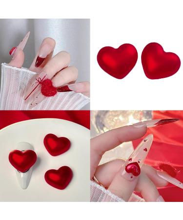 Love New Year Nail Crystal Heart Nail Art Plush Heart Nail Art Decoration Nail Supplies For Girl Crystal Heart Nail Art Love Nail Plush Heart Nail Art Decor - Buy Online on SooperMarket.com