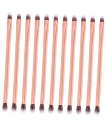 Baluue 120 Pcs Makeup Brush Eye Shadow Brush Supple Makeup Brush Concealer Brush under Eye Golden Metal