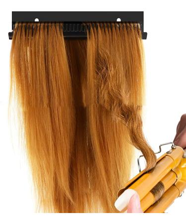 JUOPZKENN Hair Extension Holder And Hanger Hair Bun Extension Hanger Acrylic Lightweight Hair Extension Display Holder for Home Shops(Black) - Buy Online on SooperMarket.com
