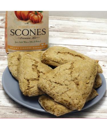 Sticky Fingers Bakeries Pumpkin Spice Scone Mix - Just Add Water, Mix & Bake - 2 Packs, 24 Scones - Buy Online on SooperMarket.com