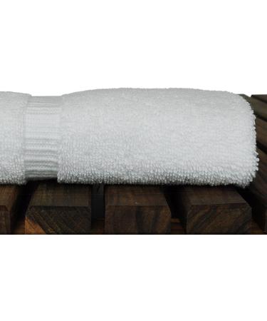 BC BARE COTTON Eco Washcloths - Set of 6 White | Dobby Border | Sustainable Eco-Friendly Products - Buy Online on SooperMarket.com