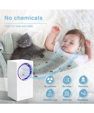 Bug Zapper Indoor Mosquito Zapper with UV Light USB Rechargeable Indoor Insect Trap Portable Electric Bug Zapper Insect Trap Lamp for Camping Bedroom Kitchen Office Home - Buy Online on SooperMarket.com