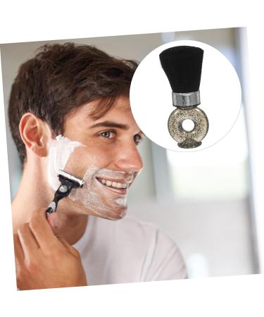 Buy Mikinona Broken Hair Brush & Shaving Brush - Professional Barber Tool for Beard Care & Styling - 8.5x3.5x14.5cm Black - International Shipping Available - Buy Online on SooperMarket.com