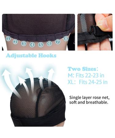 Wig Cap for Headband Wig - 2 PCS Lace Wig Grip Cap Set M(22-23in) - Wig Making Accessories - Buy Online on SooperMarket.com