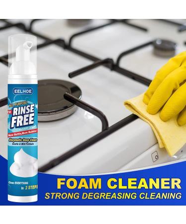 Rinse Free Bubble Cleaner Powerful Rinse-free Bubble Cleaner All Purpose Rinse Free Cleaning Spray Powerful Stain Removal Kit for Bathroom Car House (2PCS) - Buy Online on SooperMarket.com