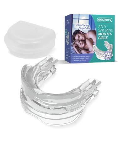 Anti Snoring Device Mouthpiece  Professional Anti-Snoring Mouth Guard  Comfortabl&Adjustable Snore Mouthpiece for Reducing Snoring  Snoring Solution for Men/Women